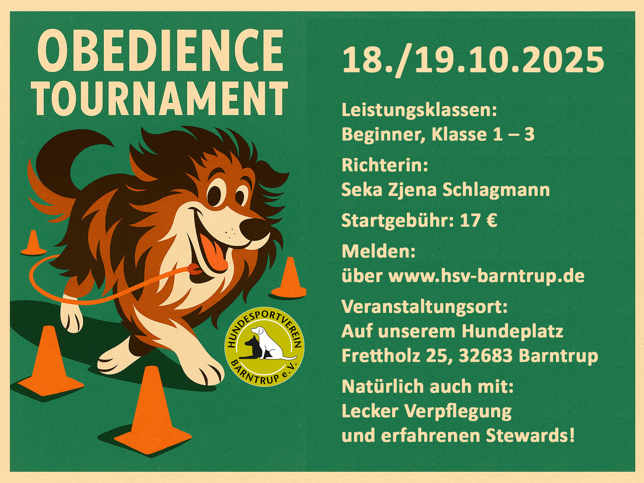 Obedience-Turnier 18./19. Oktober 2025